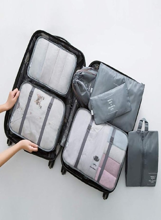 VAKRA® Travel Storage Bag for Luggage - Lightweight Waterproof Luggage Organizer Bags for Clothes Shoes Toiletries - Travel Accessories for Men & Women (Pack of 7) - Image 2